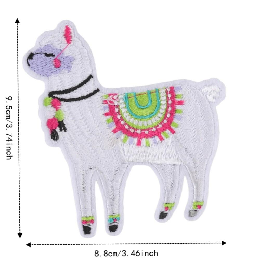 6pcs DIY Embroidery Sew On Patches Washable Embroidered Patches Cute Iron On Patches For Bags