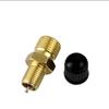 Copper Valve Cap 1/8 1/4 NPT M8*1 Brass Fitting Cap Used Valve Cores of Car Motorcycle and Bicycle Tires Durable Air Valve
