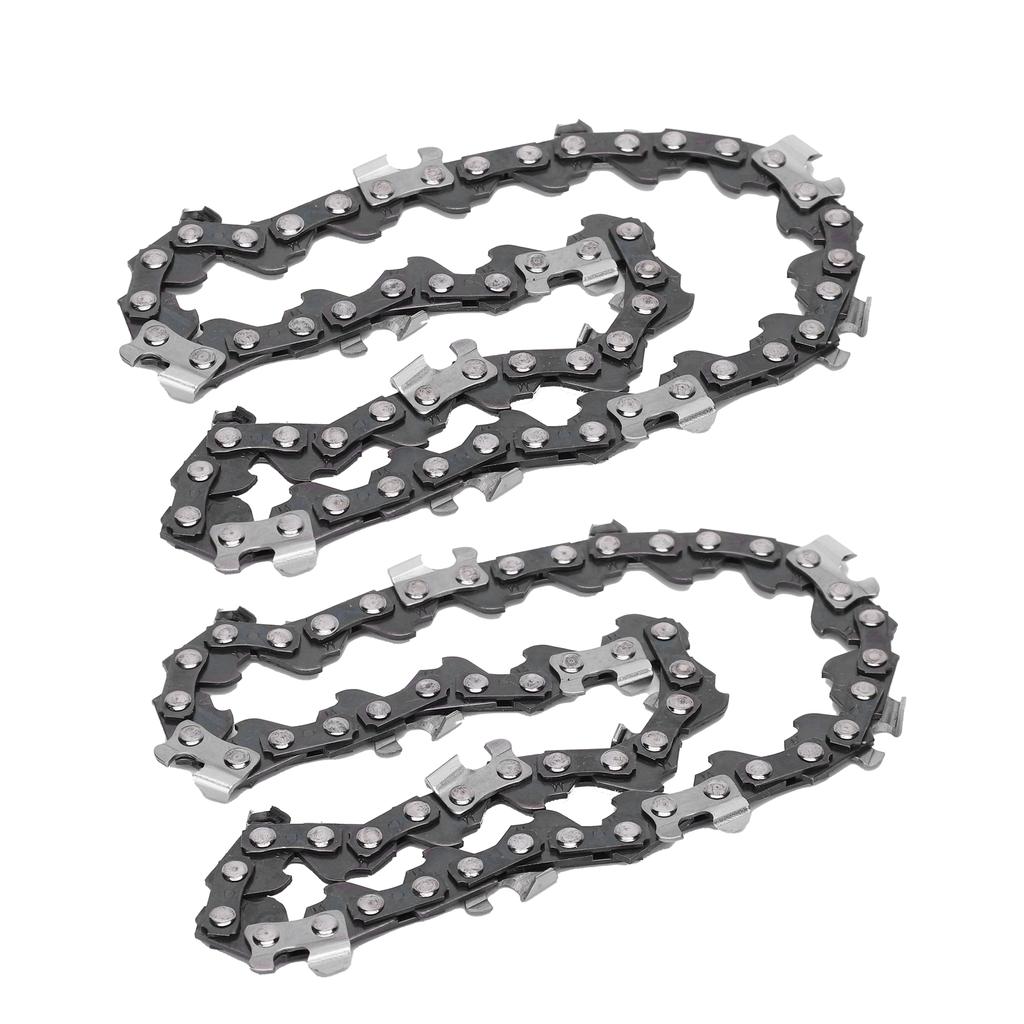 2 Stück Kettensägenkette Ersatz Hochgeschwindigkeitsstahl für 4 Zoll Akku-Elektrokettensäge