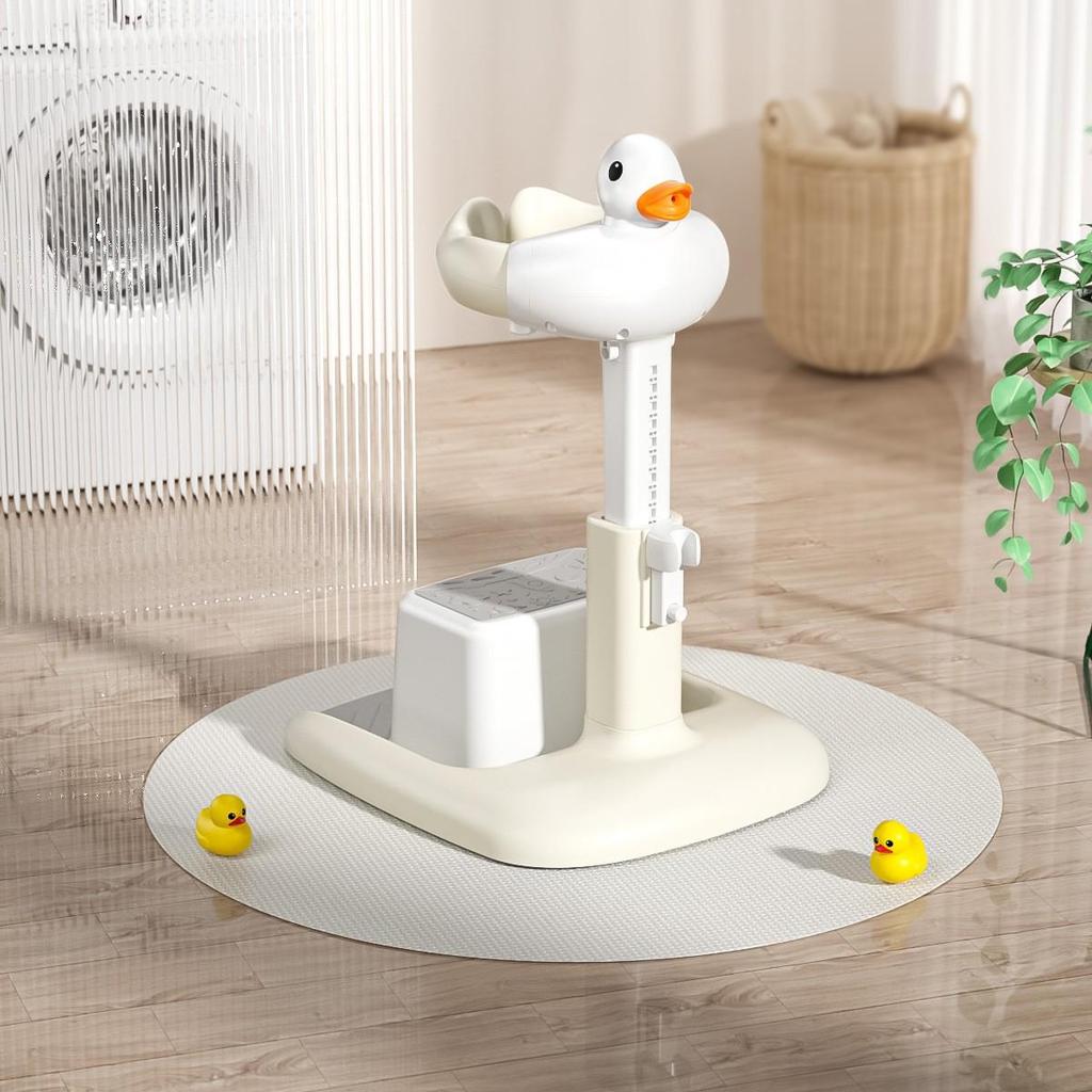 Adjustable Baby Bath Rack for Sitting/Standing in L-Shaped Tub