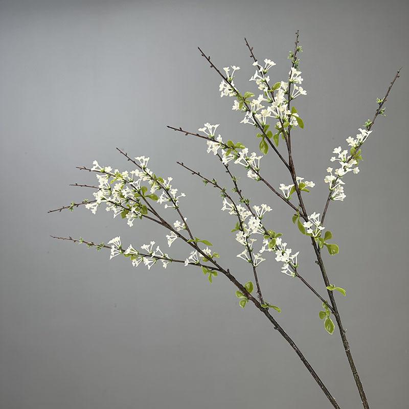 90CM Kunstig Grønn Plante Hjem Spisebord Dekorasjon Blomstergren Arrangement Tilbehør Snøpilgrener