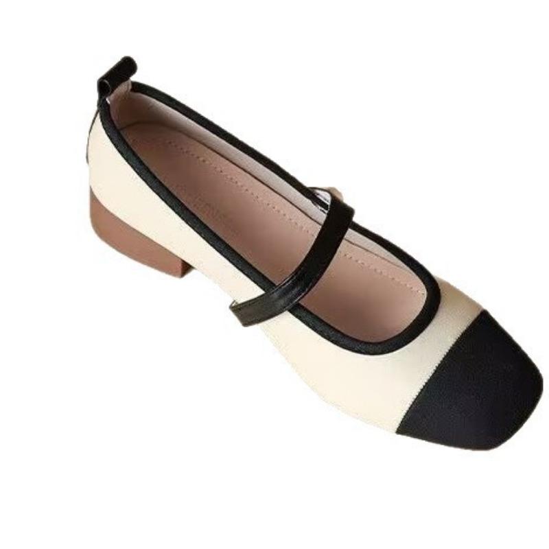 Fashion French Soft-soled Comfortable Women Shoes 2025 Autumn New Shallow-Mouth Flat-soled Small Fragrant Temperament Single Shoes Women