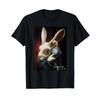 White Rabbit Pointing At Clock Meme T Shirt Vintage Washed Stretched Unisex Versatile Graphic C