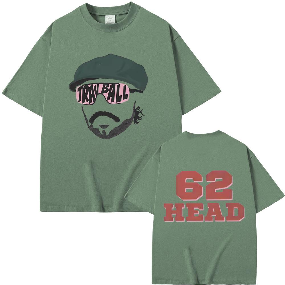 

Travis Head TravBall Head 62 Merch T Shirt Men Women Fashion Oversized Short Sleeve Tshirt Male Casual Cotton Vintage Tshirts 4XL