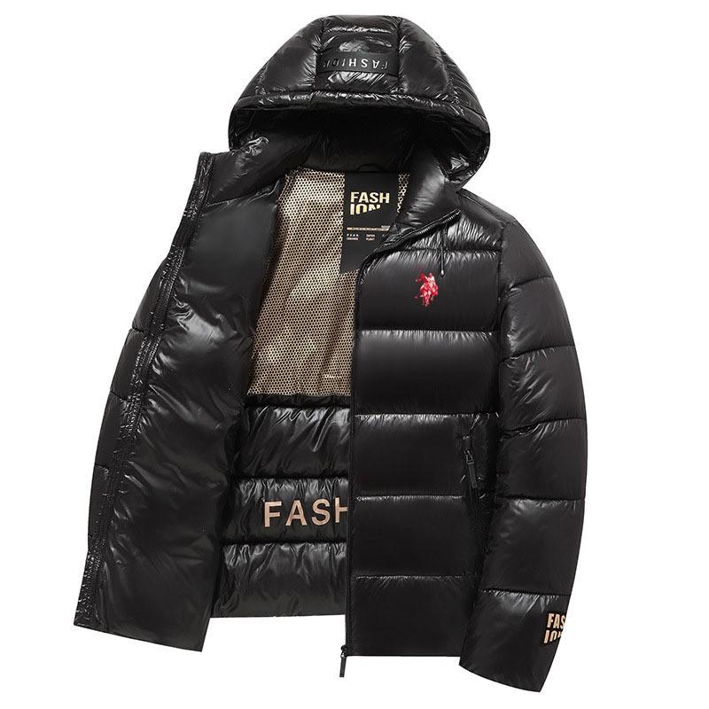 2025 Winter Retro Detachable Hood Puffer Jacket Unisex Thick Warm Casual Coat
