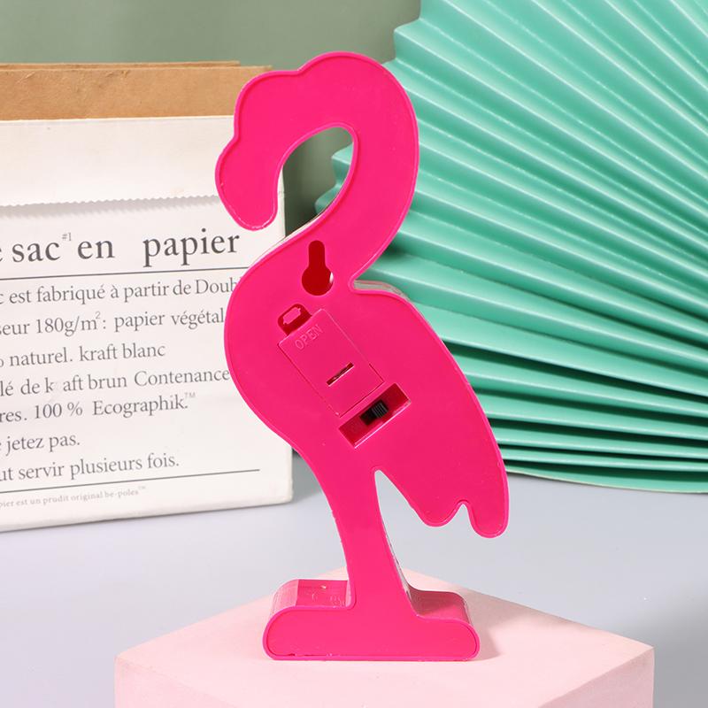 

1 шт. светодиодный светильник с изображением фламинго, ночник на батарейках, ночные огни с фламинго для дома, стены, детской комнаты, дня рождения