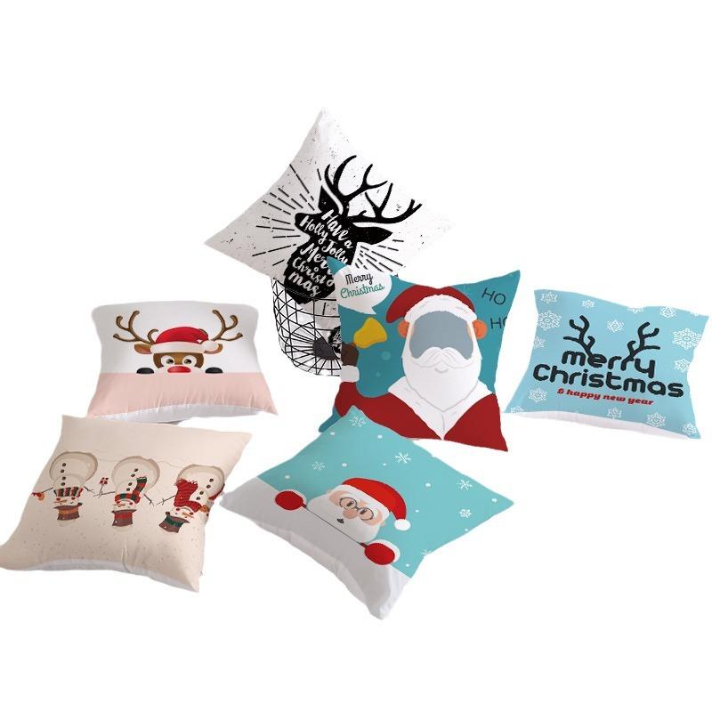 Home Furnishings Christmas Simple Sofa Pillow Cases
