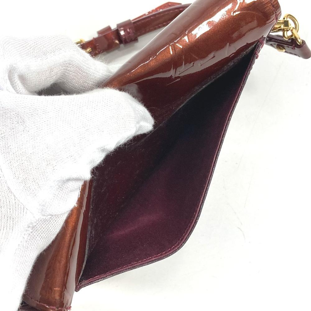 Louis Vuitton M91547 MonogramVernis Rossmore PM Shoulder Bag Clutch Bag