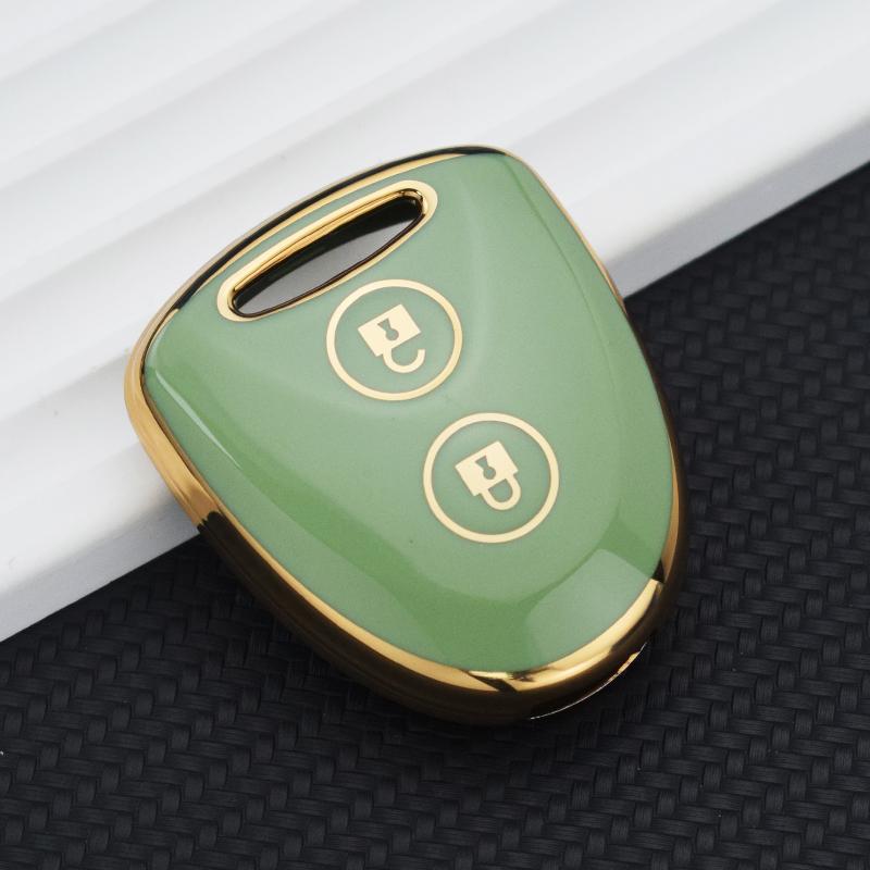 2 3 Knapper TPU Fjernkontroll Bilnøkkeldeksel for Toyota Avanza Wigo Grand Daihatsu Xenia PERODUA Alza Myvi Axia Nøkkelring