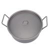 Ti Stockpot 2.3L Lightweight Portable Multipurpose Soup Pot with Dual Handles Non Stick Coating for Outdoor Camping Hiking Fishing sy to Cln 