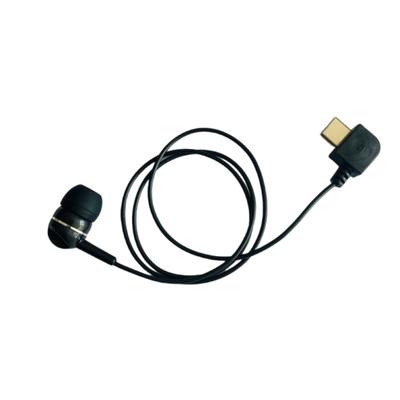 Écouteur Mono USB C Doté d'un Design d'Isolation du Bruit et d'une Construction en Plastique