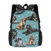 The Cocker Spaniel Backpack Hot Sale Daypack Large Capacity Kids BookBag School Bag Shoulder Bags for Men Women