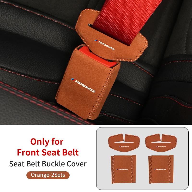 Car Sticker 2025 Hot Car Seat Belt Buckle Protective Cover Safety Belt Plug Clip Case For BMW M X1 X3 X5 X6 X7 E30 E90 M3 E84 E8