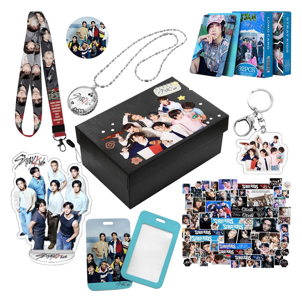 Star Boy Group Peripherals, Stand-alone Sticker Small Card Lanyard Set, Ideal Gift For Follow Star  People