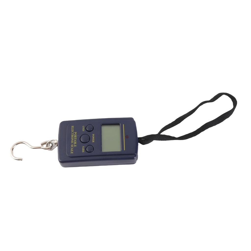 Large LCD Display Electronic Suspension Scale, 40Kg/10g Capacity Portable with Hook for Luggage