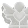 Angel Mold Flexible Non-Stick Angel Shape Silicone Candle Mold Ice Cubes Desserts Soap Making Baking Mold DIY Scented Candles Resin Ornament