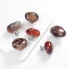 Agate Stone Wardrobe Handle Aluminum Alloy Base Cabinet Pulls Durable Drawer Knobs