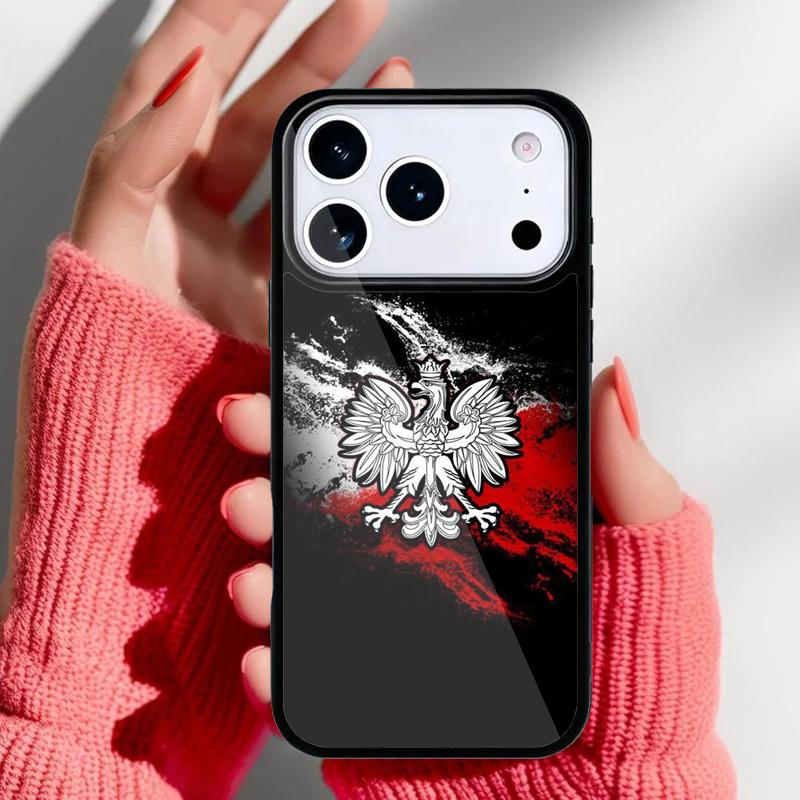 

Poland Polish Flag print Phone Case for iPhone 17 Air 16e 15 14 13 Pro Max Back Cover for 12 11 Pro Coque iPhone 15 Pro Max