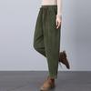 Women's Trendy Corduroy Fleece-Lined Harem Pants - New for Autumn/Winter 2024