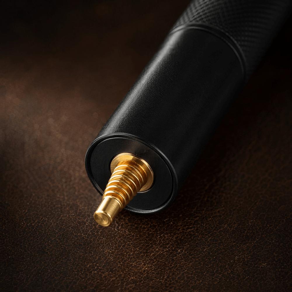 Aluminum Alloy Billiard Extender Threaded Connector Cue Lengthener Telescopic Cue Outdoor Play чёрный