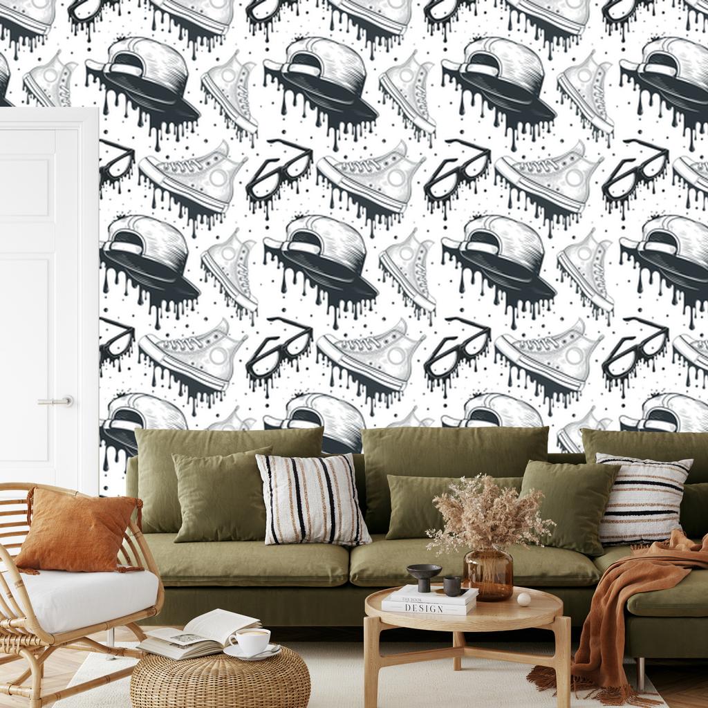 Wallpaper Set for living room and bedroom 50x1000