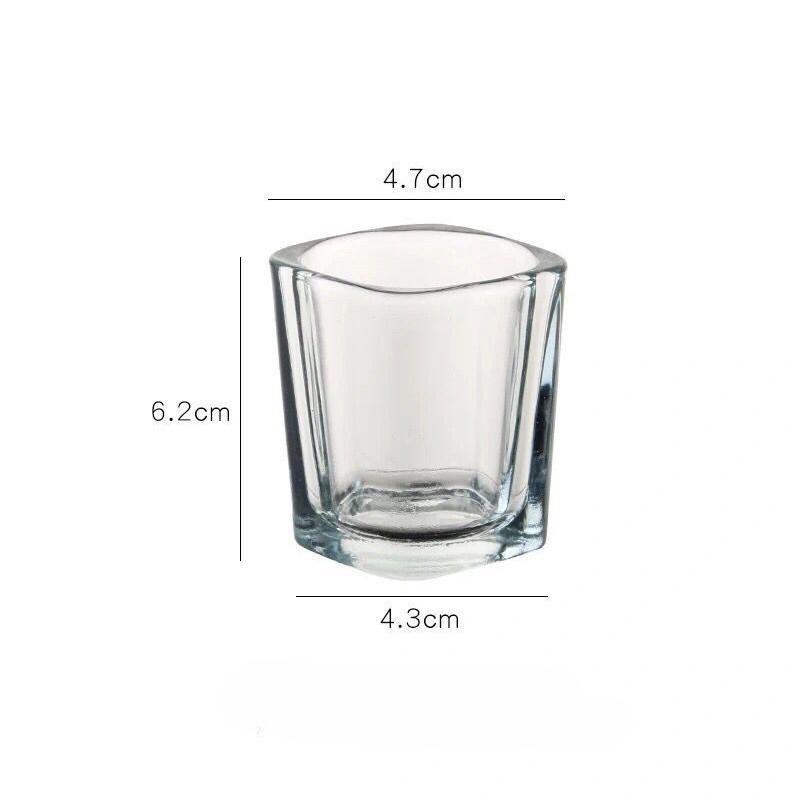 4pcs Wine Glass Set Glass Small Baijiu Liquor Cups One Mouthful Sake Wine Cup Flowered Ding Cups Imperial Cup Soju SGlass