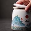 Ceramic Water Cup With Filter Tea Separation Tea Cup Mid-Autumn Festival National Day Teachers' Day Souvenir Lettering