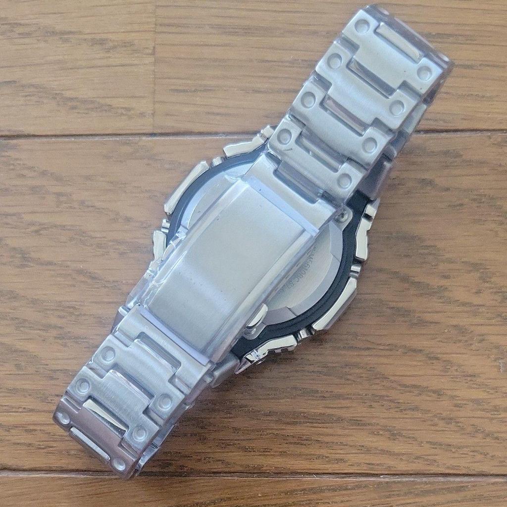 Used CASIO Watch G-SHOCK GW-M5610 Radio Tough Solar Full Metal Custom Silver