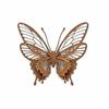 1/3 STKS Holle Dubbele Laag Roestige Vlinder Muurhanger Metalen Vlinder Beeld Tuin