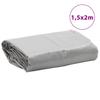 Vidaxl Plandeka, Szara, 1,5X2 M, 600 G/M²