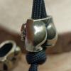 Amore Teschio Ottone Perline Coltello EDC Outdoor Fai da Te Paracord Fatto a Mano Intrecciato Laccio Ciondolo Accessori Bracciali Punk Charms
