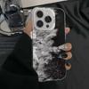 Black wave colored silver case for Apple 16/15/14 Pro mobile phone case 15promax13/12/11X new