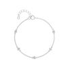 Dazzling Lab Diamond Silver Bracelet