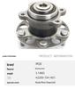 Honda-Compatible Car Bearing Unit Hub Assembly 42200-TJH-H01