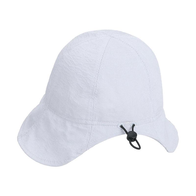 Cotton Striped Sun Hat With Wide Brim For Women Summer Outdoor Sun Protection