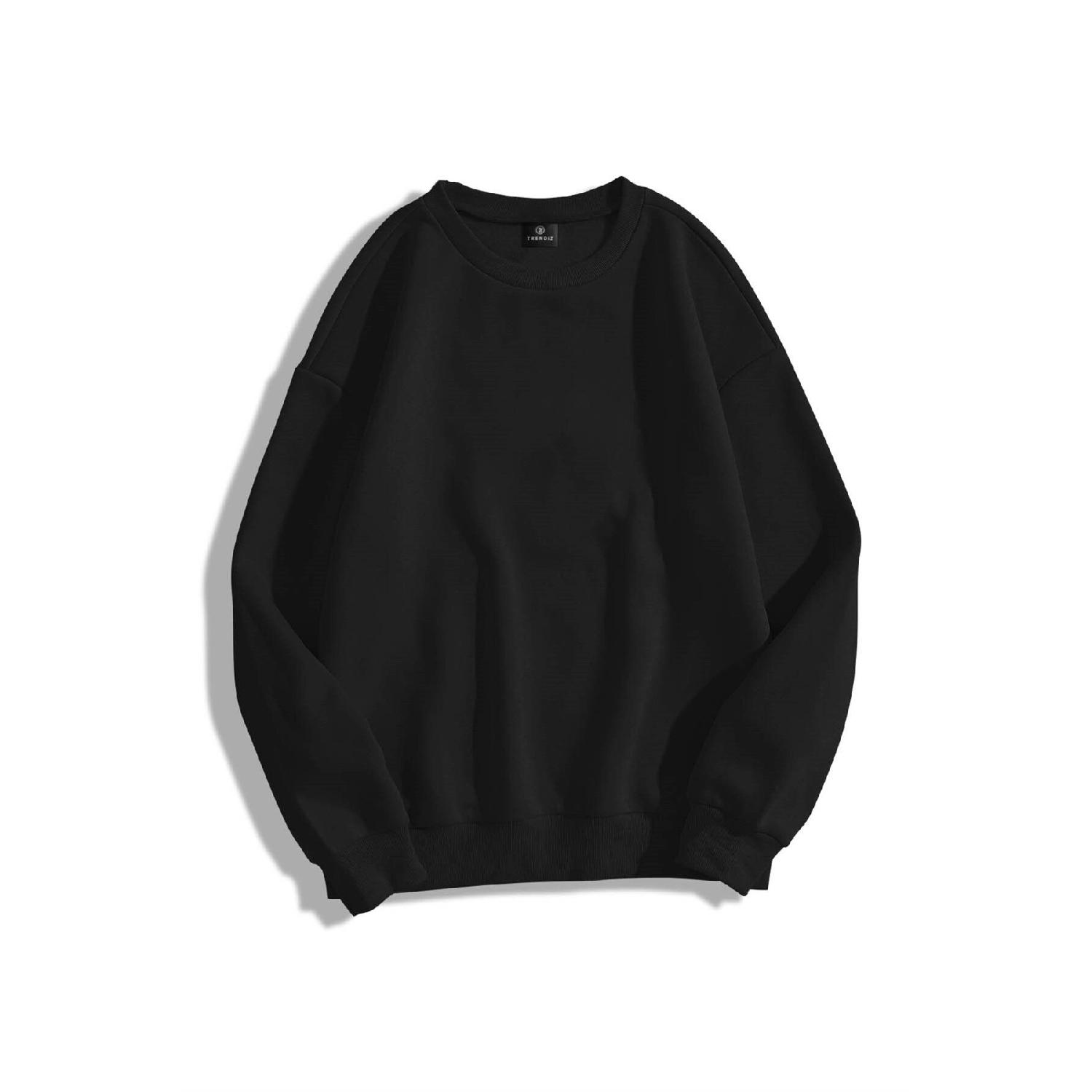 

Базовый свитшот с круглым вырезом унисекс, толстовка с капюшоном XS коричневый