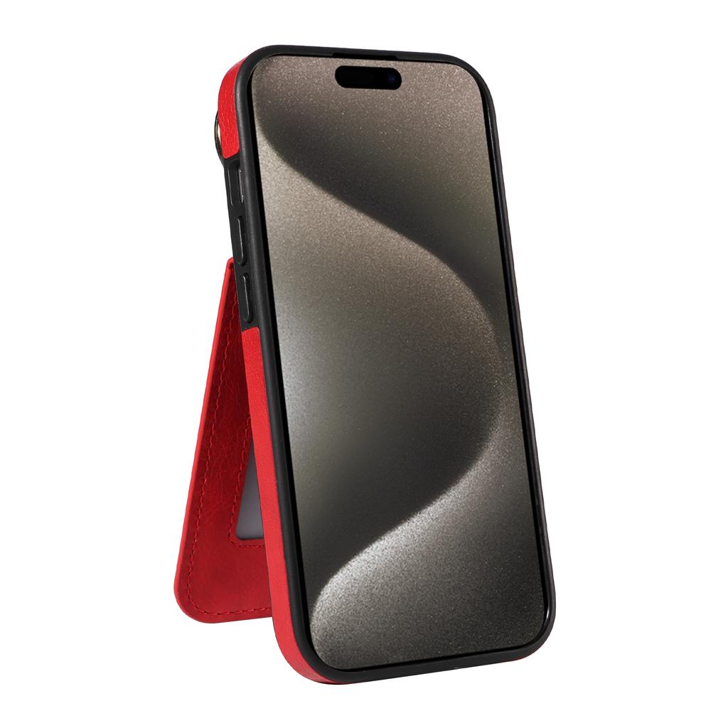Handyhülle mit Ringhalterung, vertikaler Öffnung, Brieftaschen-Kartenfach und Kartenschlitz für iPhone XS, XR, XS Max, iPhone 7, 8, 7Plus, 8Plus, 11, 11Pro, 11Pro, iPhone 12, 13, 14, 15 ...
