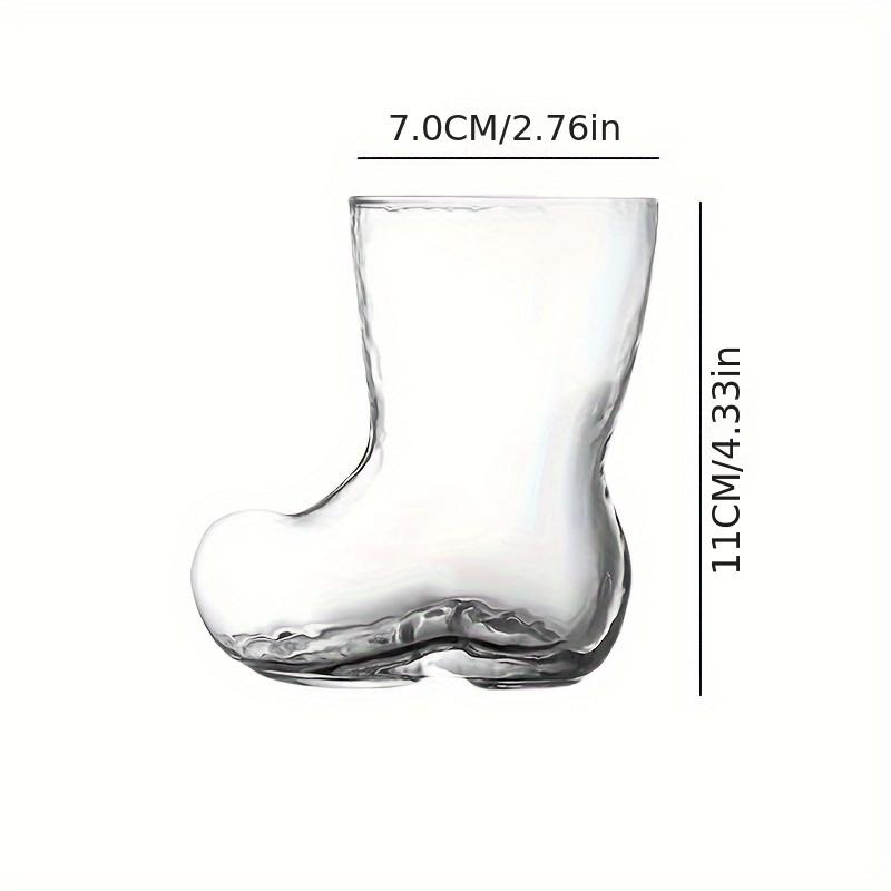 1pc Net Red Restaurant Creative Boot Glass Cup Juice Beverage Ice Cream Personality Korean Style Coffee Special Condition Cold Drink Cup For Restauran