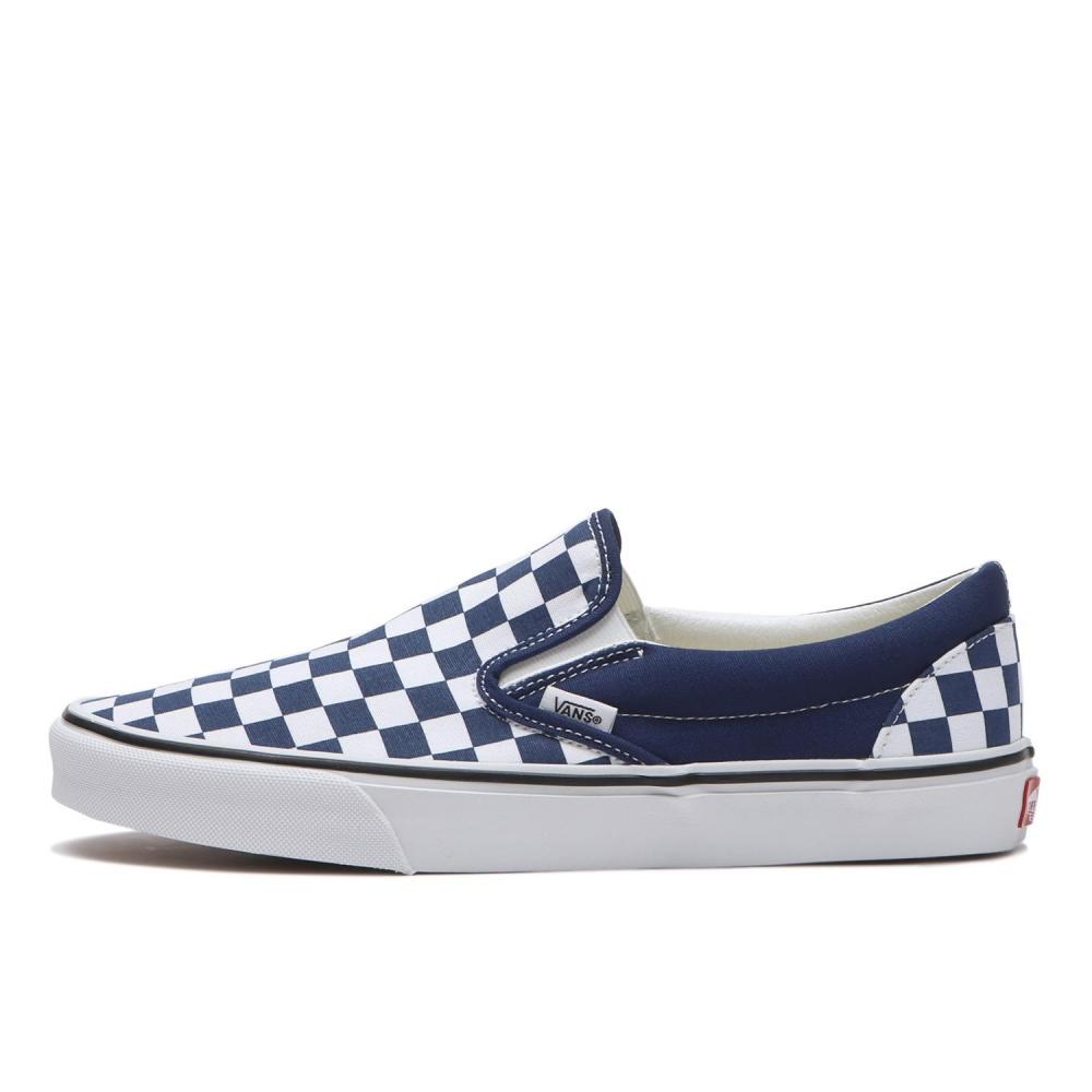 Vans Slip On Клетка Глубокий Индиго Vn000dahfob Клетка Глубокий Индиго 225