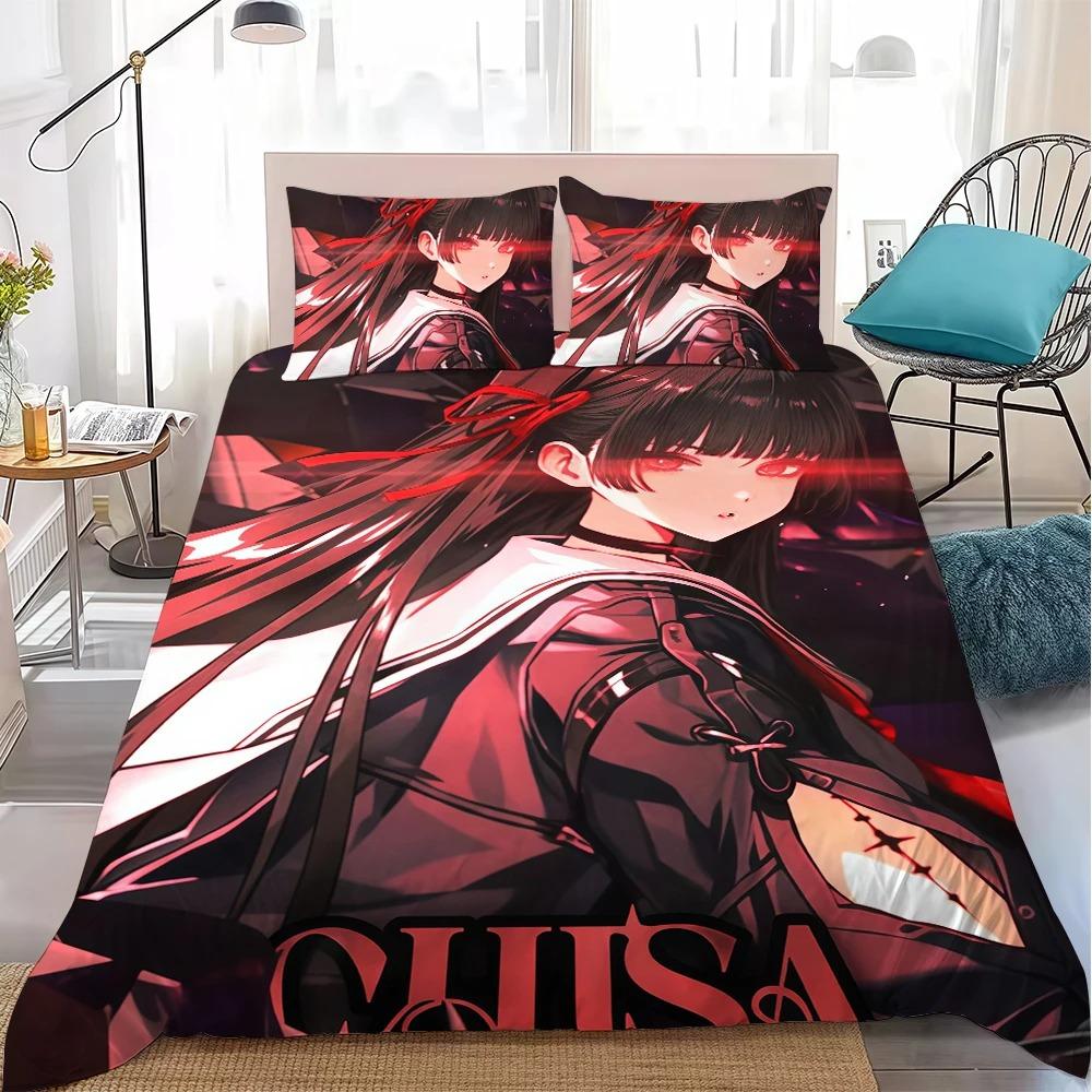 Game Wuthering Waves CHISA Duvet Cover Pillowcase Bedding Set Boy Girl 2/3piece Single Double Large Size Student Dormitory Gift
