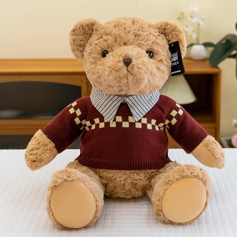 New Sweater Bear Doll Teddy Bear Sleeping Holding Couple a Pair of Dolls Big Bear Doll Giving Girlfriend Gift