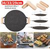 36-29CM Solid Wood Grill Pan Insulated Grip Anti Scald Portable BBQ Plate Handle for Cookware Sauce Pan Sauteing Grilling Pan