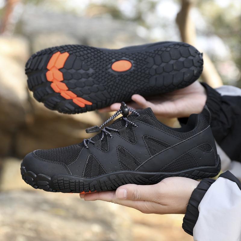 Outdoor Five-finger Large-size Hiking Breathable Non-slip Wear-resistant Wading Shoes Off-road Running Low-top Hiking Shoes