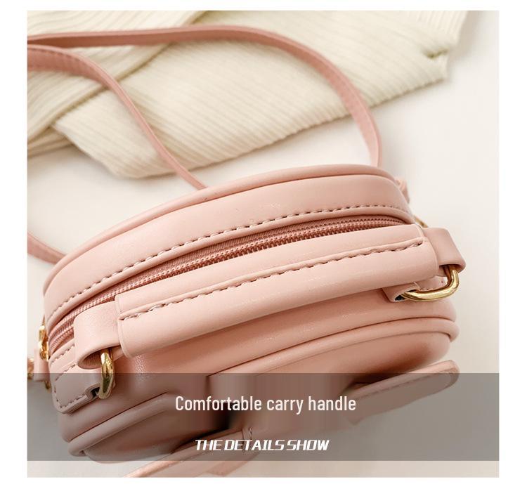 2024 Winter Fashion Cute Women's Small Handbag: Casual Fresh Student Children's Shoulder Crossbody