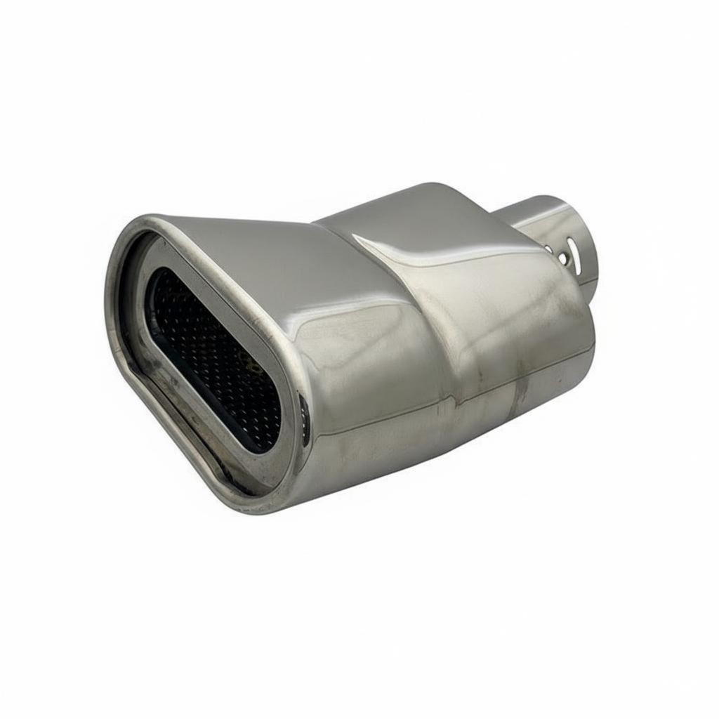 Stainless Steel Exhaust Tip Noise Reduction Stainless Steel Acoustic Damper Tip Universal Tailpipe Cover