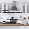 Kitchen Seasoning Jar Set Acrylic Condiment Storage Box Transparent Salt Sugar Spice Jar Set