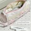 Ruffle Lace Pencil Case INS Style Stationery Pen Bag Makeup Bag Pencil Pouch  Girls
