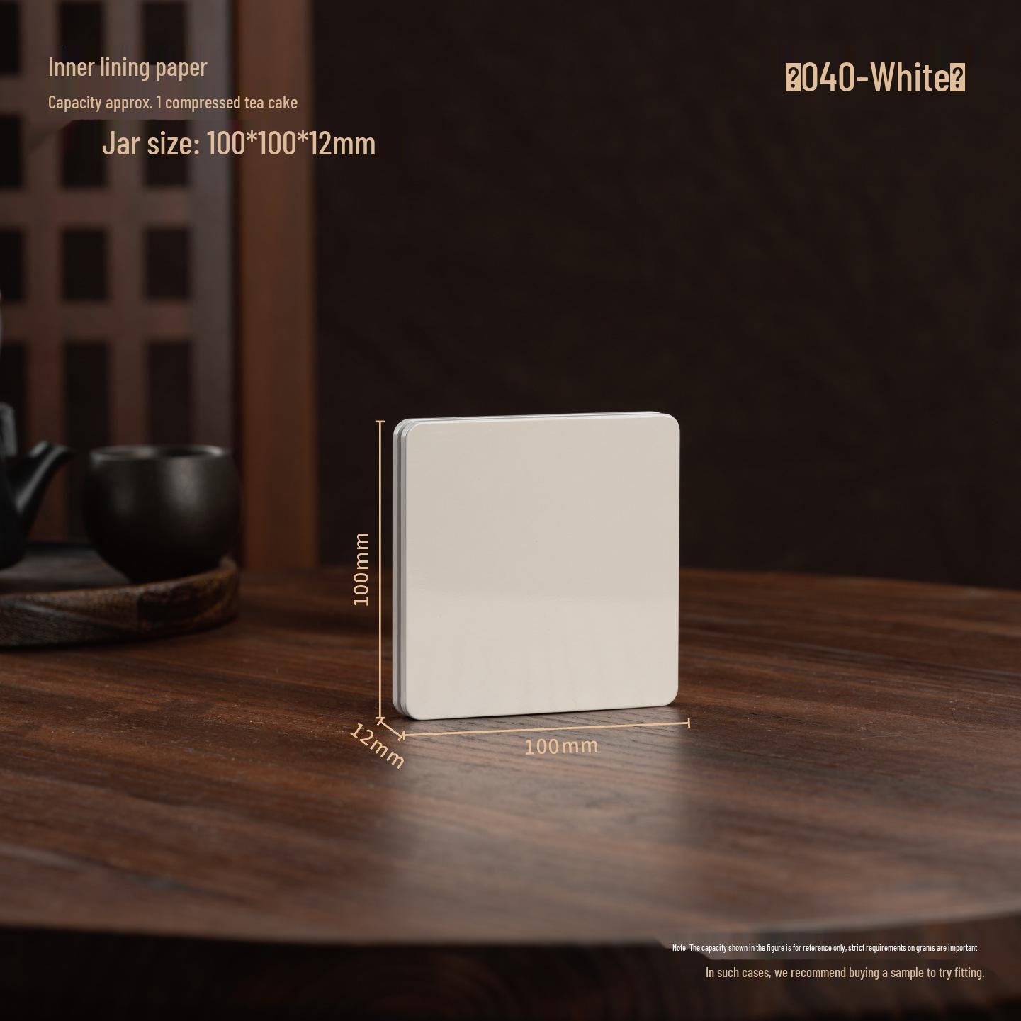 Fuding White Tea with Tangerine Peel Pressed Piece in Small Iron Box Packaging