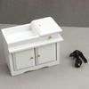1:12 Dollhouse Miniature Bathroom Sink Cupboard Kitchen Wash Basin Drawer Furniture Model Decor Toy Doll House Accessories