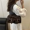 All Kinds of Bowling Burgundy Bags Ladies Commute Tote Women Shoulder Bags Pu Leather Female Underarm Large Handbags Purse